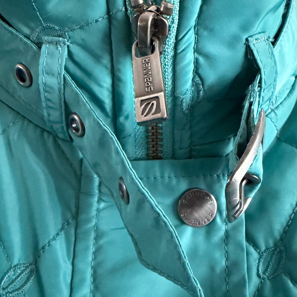 Spanner Teal Puffer Jacket - image 4